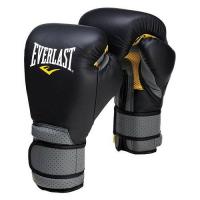 Перчатки тренировочные на липучке Pro Leather Strap 20oz черн. Everlast 692001